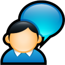 User Chat Icon 128x128 png